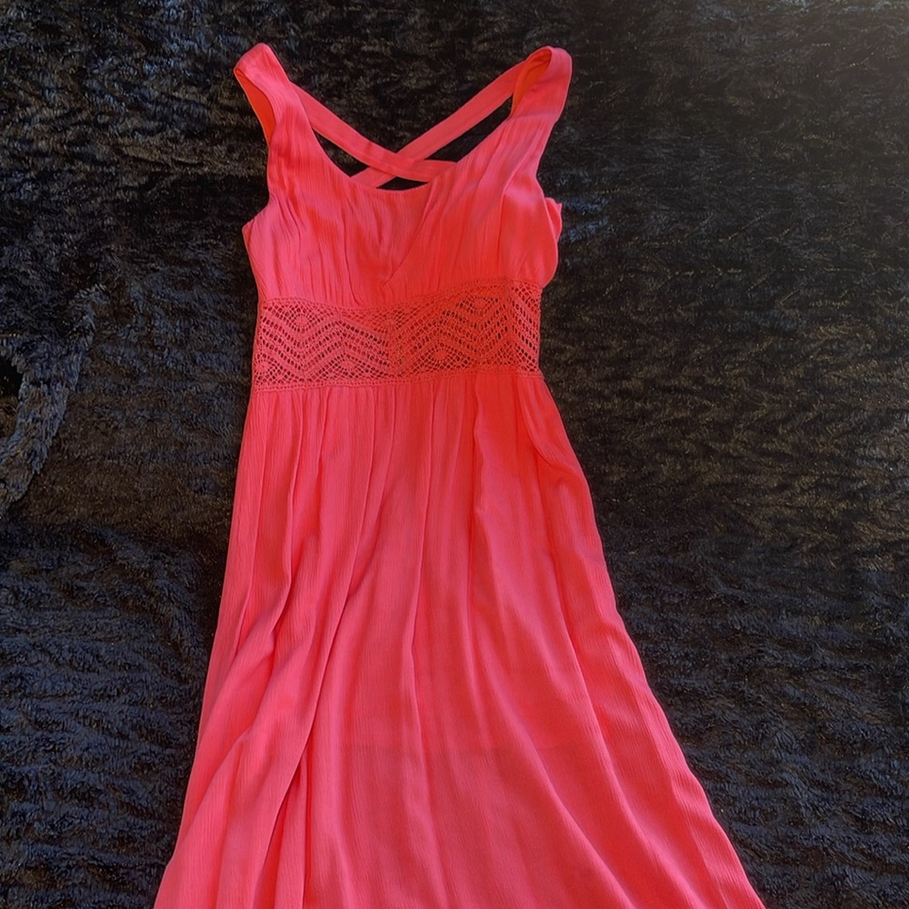 Xhilaration Peach Maxi Dress - Size L